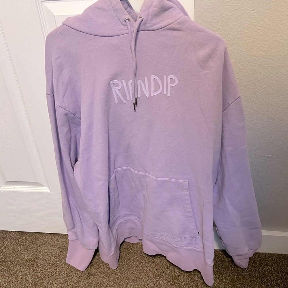 RipNDip lilac hoodie